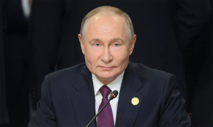 Tổng thống Vladimir Putin trong sự kiện tại Cộng hòa Tatarstan thuộc Nga tháng 10/2024. Ảnh: Điện Kremlin