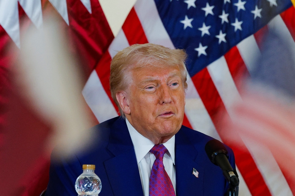 Tổng thống Mỹ Donald Trump tại Doha (Qatar) ngày 15/5. Ảnh: Reuters