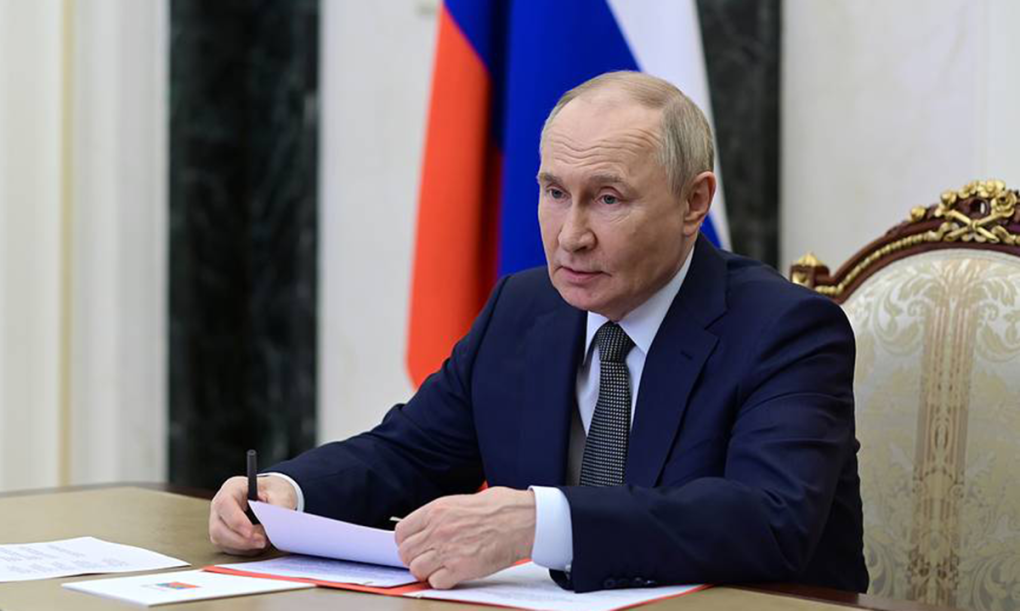 Tổng thống Nga Vladimir Putin trong bức ảnh đăng ngày 18/5. Ảnh: TASS