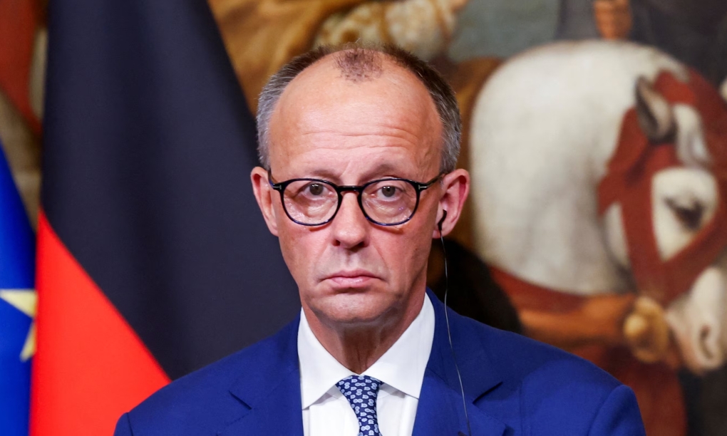 Thủ tướng Đức Friedrich Mer tại Rome, Italy, ngày 17/5. Ảnh: Reuters