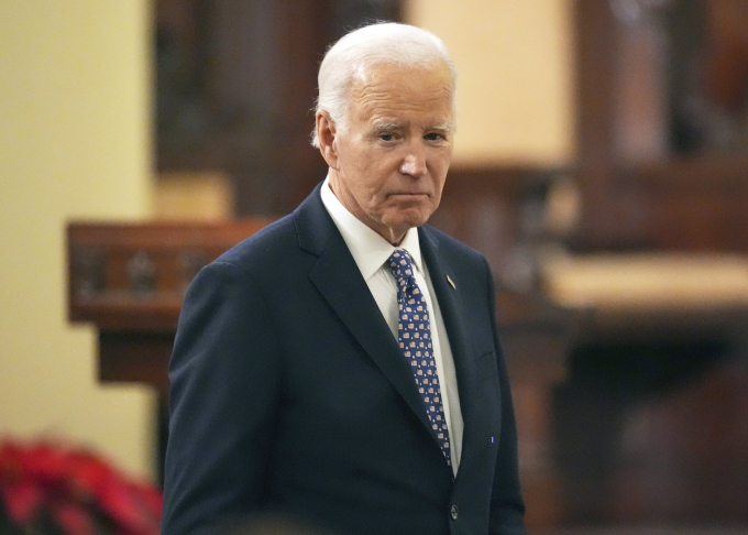 Ông Joe Biden tại New Orleans, bang Louisiana ngày 6/1. Ảnh: AP