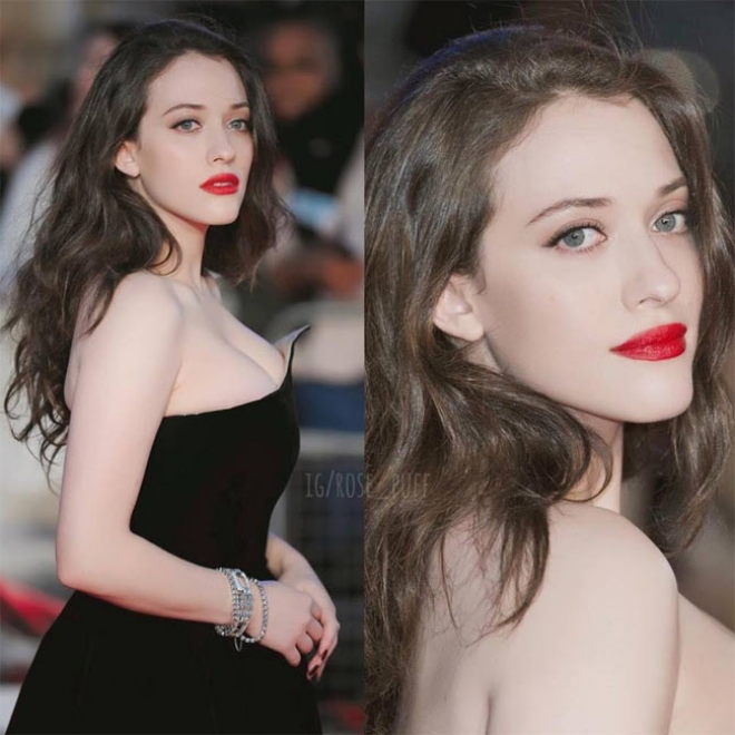 Kat Dennings sở hữu vòng 1 ấn tượng, gương mặt đẹp như thần Ái tình.