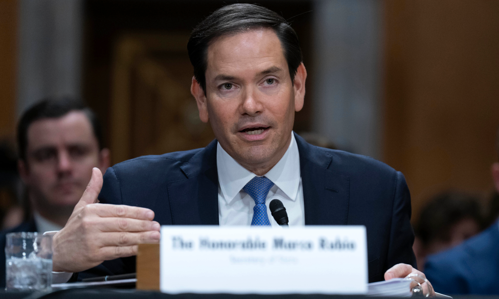Ngoại trưởng Mỹ Marco Rubio tại phiên điều trần ở Thượng viện hôm 20/5. Ảnh: AP