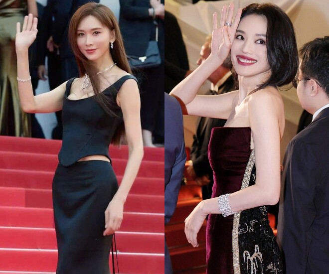 Hai đại mỹ nữ của màn ảnh Hoa ngữ có dịp cho khán giả rửa mắt khi xuất hiện cùng một sự kiện