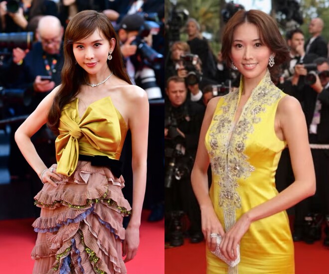 Nhiều dân mạng cho rằng nhan sắc cô ở thời điểm hiện tại và 10 năm trước, cũng tại LHP Cannes 2015 là không khác mấy