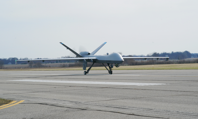 UAV MQ-9 Reaper tại căn cứ Creech ở bang Nevada, Mỹ hồi tháng 4. Ảnh: USAF