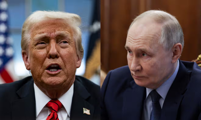 Tổng thống Mỹ Donald Trump (trái) và Tổng thống Nga Vladimir Putin. Ảnh: Sputnik