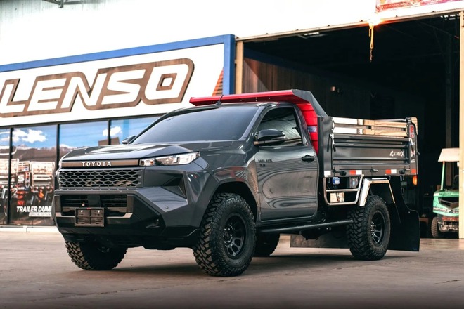 Toyota Hilux 'lột xác' thành xe ben mà không cần cắt xẻ: Chở tới 5 tấn, có cả cần cẩu tự bốc hàng- Ảnh 20.