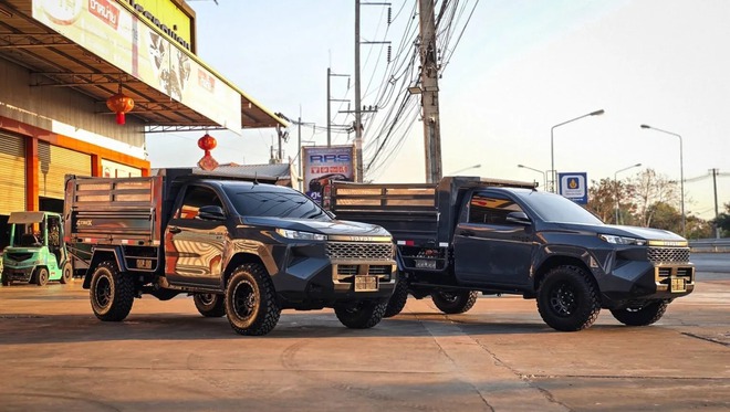 Toyota Hilux 'lột xác' thành xe ben mà không cần cắt xẻ: Chở tới 5 tấn, có cả cần cẩu tự bốc hàng- Ảnh 8.