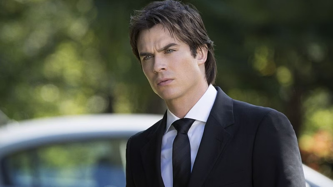 Tạo hình của Ian Somerhalder trong The Vampire Diaries. Ảnh: The CW