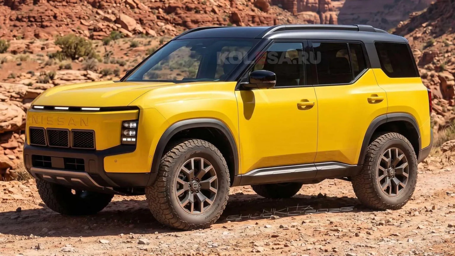 Nissan Xterra - Đối thủ mới của Land Cruiser Prado có thêm ảnh để lộ rõ thiết kế hơn với nhiều đường gân cơ bắp- Ảnh 2.