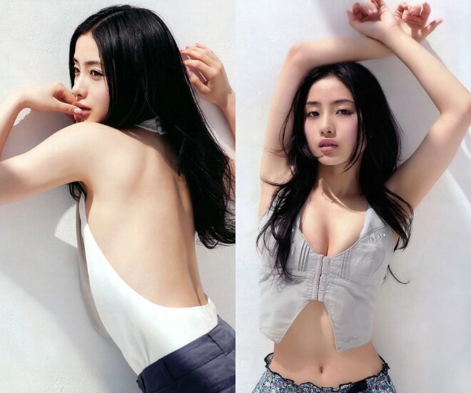 Satomi được ví là mỹ nhân gợi cảm bậc nhất Nhật Bản, có gương mặt non choẹt và body quyến rũ.