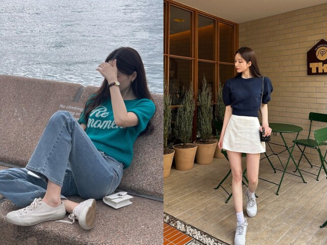Giày thể thao trắng là item dễ phối và phù hợp với nhiều kiểu trang phục khác nhau. Khi mix cùng quần jeans hoặc chân váy, tổng thể trở nên trẻ trung và năng động hơn. Đây cũng là kiểu giày mang lại cảm giác thoải mái, phù hợp cho những ngày hoạt động nhiều trong mùa Hè.