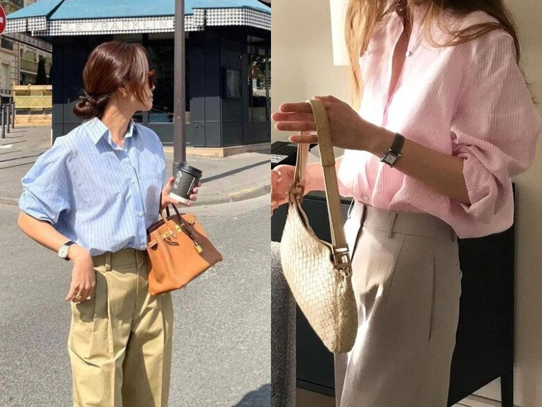 Nắng nóng oi bức, đây là kiểu áo mặc với quần ống rộng giúp bạn mát cả ngày mà vẫn sang - 4