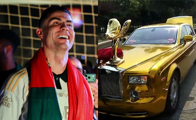 Thực hư chuyện Ronaldo tặng loạt siêu xe Rolls-Royce Phantom mạ vàng cho cả đội Al Nassr sau chức vô địch- Ảnh 1. Thực hư chuyện Ronaldo tặng loạt siêu xe Rolls-Royce Phantom mạ vàng cho cả đội Al Nassr sau chức vô địch- Ảnh 1.