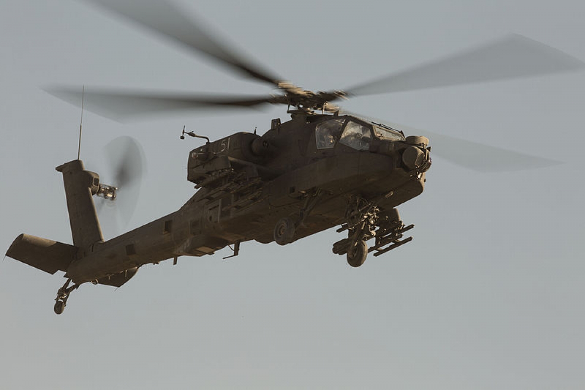 Trực thăng chiến đấu AH-6E Apache. Ảnh: Wikimedia