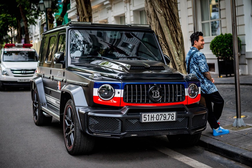 Mercedes-AMG G 63 bản độ Brabus nổi tiếng tại TP. HCM vượt hàng nghìn cây số ra Hà Nội - Ảnh 2.