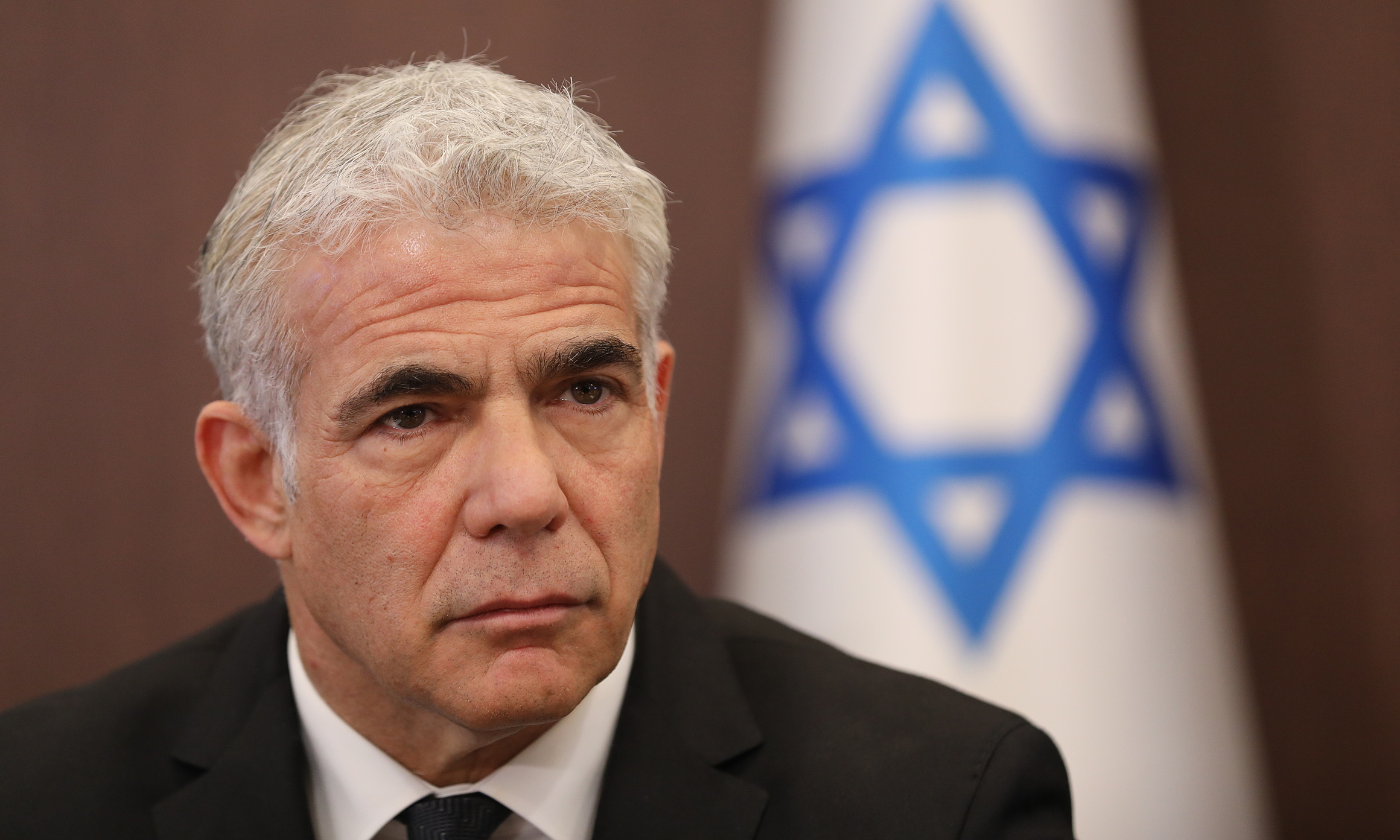 Ngoại trưởng Lapid trong một cuộc họp ở Jerusalem hồi giữa tháng 5. Ảnh: AFP.
