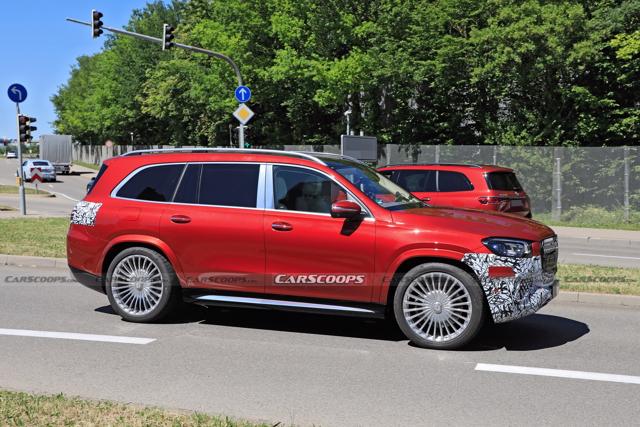 Mercedes-Maybach GLS 2024 bản facelift lộ hình ảnh mới - Ảnh 3.