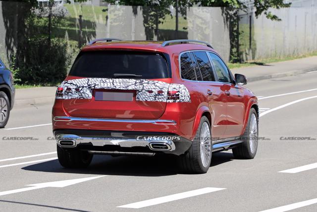 Mercedes-Maybach GLS 2024 bản facelift lộ hình ảnh mới - Ảnh 4.