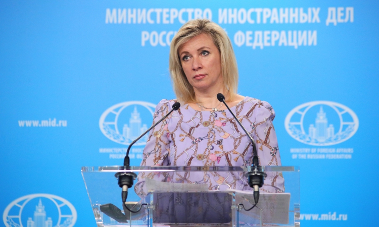 Người phát ngôn Bộ Ngoại giao Nga Maria Zakharova trong bức ảnh được công bố hôm 22/6. Ảnh: AFP.