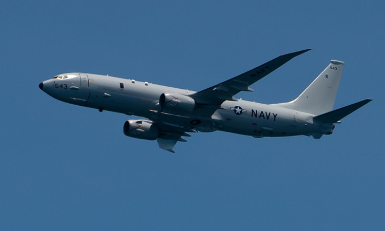 Trinh sát cơ P-8A Mỹ diễn tập tại Indonesia hồi cuối năm 2021. Ảnh: US Navy.