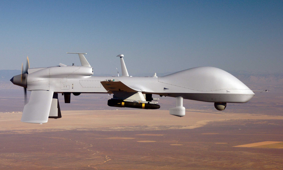 Một chiếc MQ-1C bay thử nghiệm tại Mỹ hồi năm 2018. Ảnh: US Army.