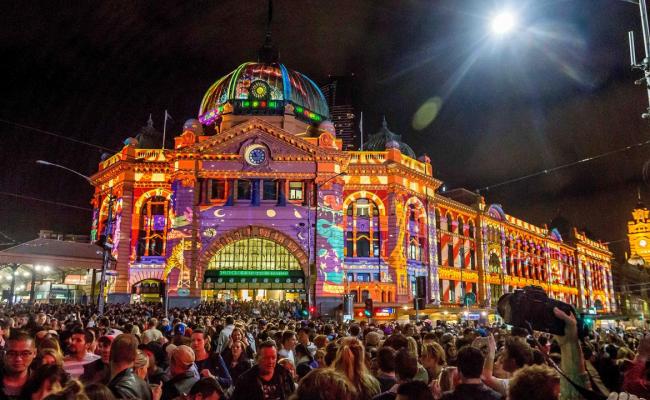 White Night Melbourne 2019 Expanded Arts Light Projections Festival