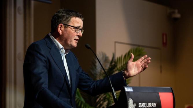 Daniel Andrews told the Rural Press Club visa delays contributed to Victoria's ailing health system.