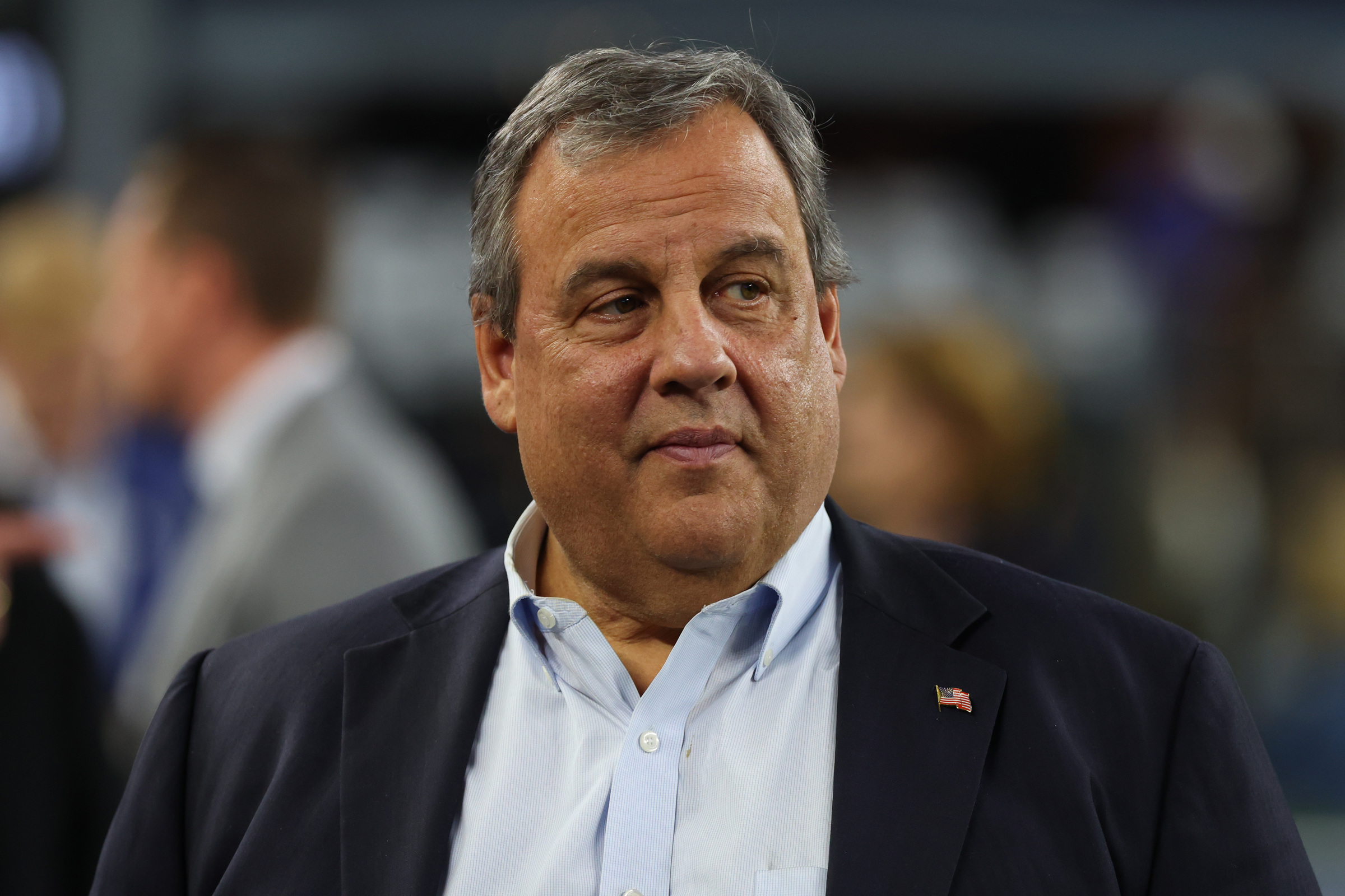 Cựu thống đốc bang New Jersey Chris Christie ở Arlington, bang Texas, Mỹ ngày 4/12/2022. Ảnh: AFP