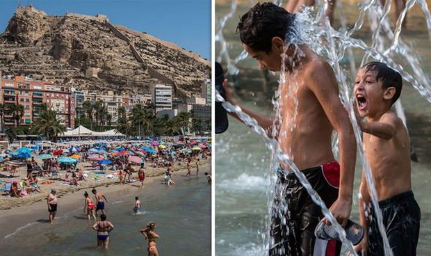 Tây Ban Nha chật vật trong nắng nóng đầu mùa - Ảnh 2.
