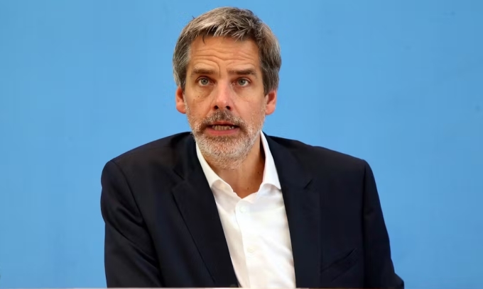 Phát ngôn viên của Thủ tướng Đức Steffen Hebestreit. Ảnh: lessentiel