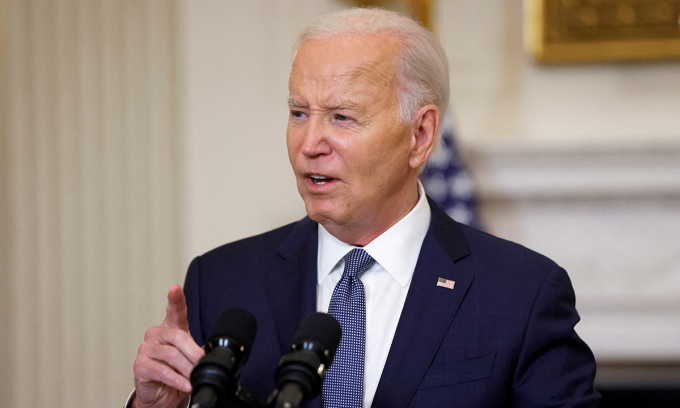 Ông Biden phát biểu tại Nhà Trắng hôm 31/5. Ảnh: Reuters