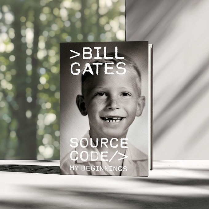 Bìa sách Source Code: My Beginnings. Ảnh: Instagram Bill Gates