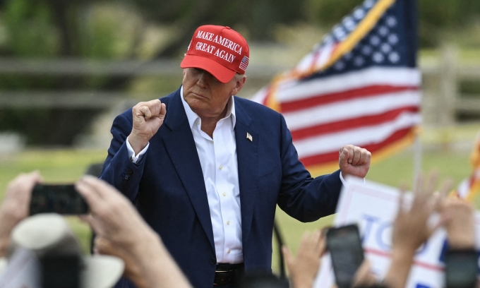Cựu tổng thống Mỹ Donald Trump tại Las Vegas, Nevada, ngày 9/6. Ảnh: AFP