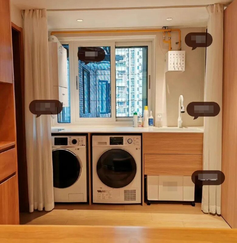 Ngày càng nhiều người không đặt máy giặt ở ban công, 5 thiết kế này giúp nâng tầm không gian sống, vừa đẹp vừa tiện - 8
