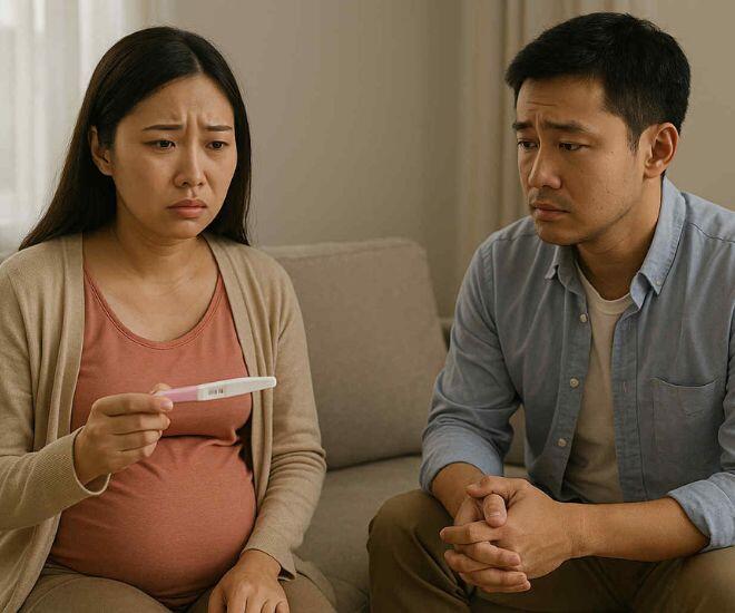 Tôi phát hiện bầu được 2 tháng thì chồng cũng báo tin: “Anh chuẩn bị làm bố… lần 2” - 1