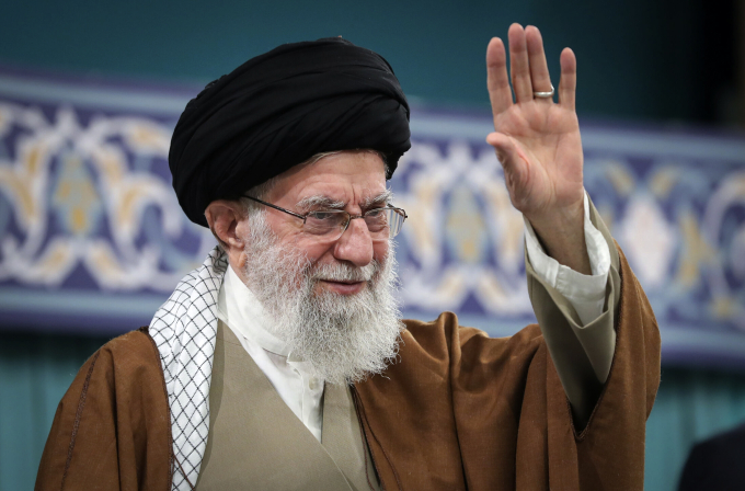 Lãnh tụ tối cao Iran Ayatollah Ali Khamenei trong sự kiện ở thủ đô Tehran cuối tháng 3. Ảnh: Reuters