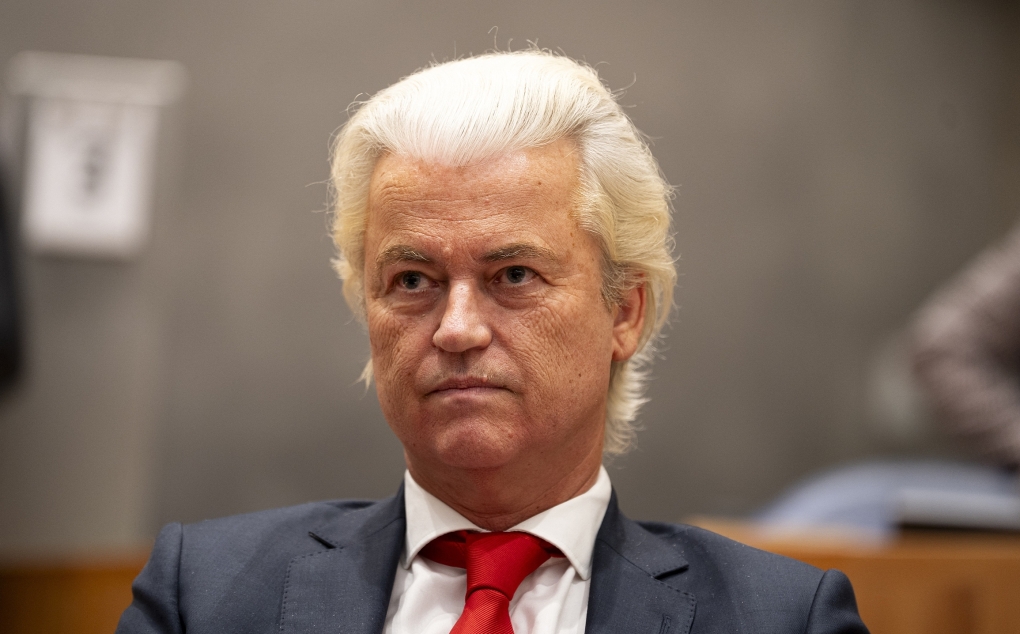 Geert Wilders, lãnh đạo phe cực hữu Hà Lan, tại quốc hội ở The Hague ngày 3/6. Ảnh: AFP