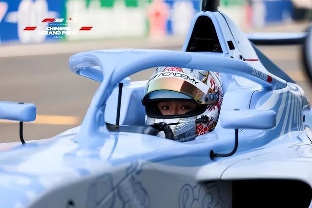 Shi Wei tại giải F1 Academy Thượng Hải, tháng 3/2025. Ảnh: QQ