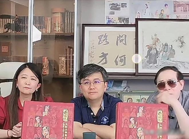 Hình ảnh Triệu Hân Bồi với mái tóc lốm đốm bạc khiến nhiều người bất ngờ.