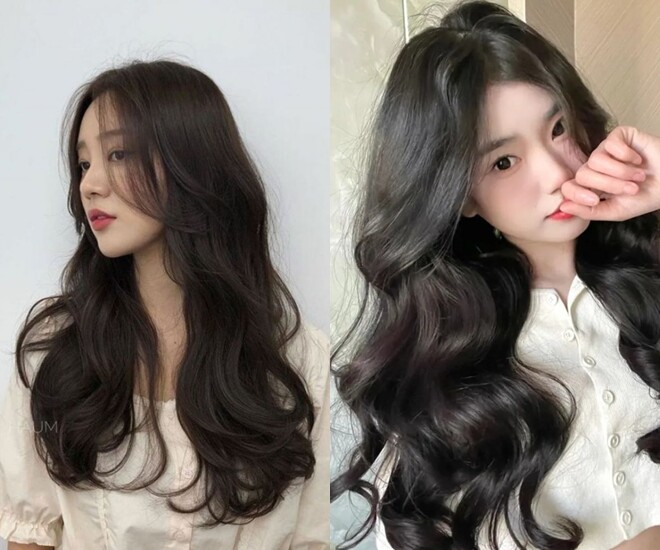 Tóc xoăn với những lọn bồng bềnh mềm mại không chỉ tôn lên nét thanh tú mà còn mang lại vẻ ngoài cuốn hút, hiện đại và đầy cá tính.