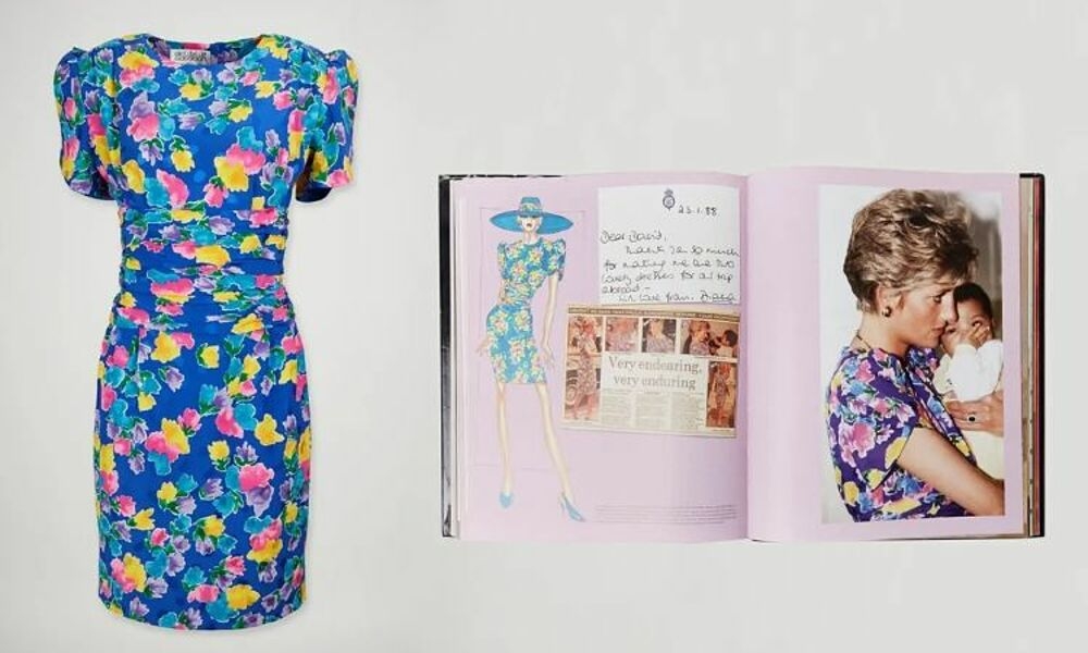 Chiếc váy chu đáo (caring dress) của Công nương Diana ước tính có giá dao động từ 200.000 USD đến 300.000 USD. Ảnh: Juliens Auctions