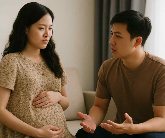 Người yêu báo tin vui có bầu, nhưng đồng thời đòi chia tay luôn.