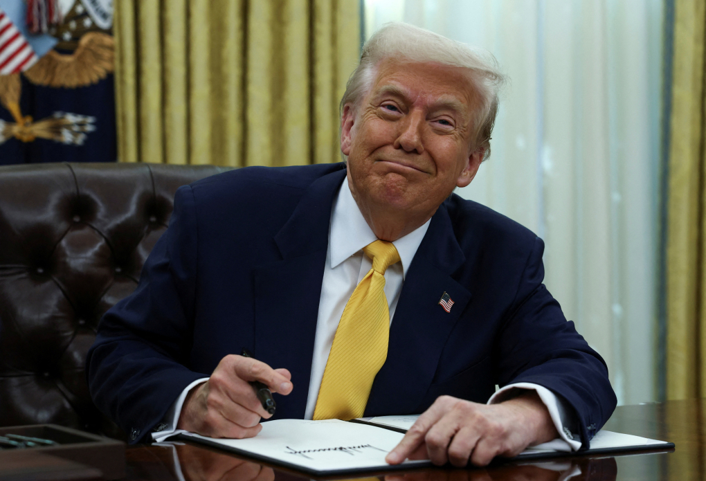 Tổng thống Mỹ Donald Trump tại Phòng Bầu dục ở Nhà Trắng hôm 7/3. Ảnh: Reuters