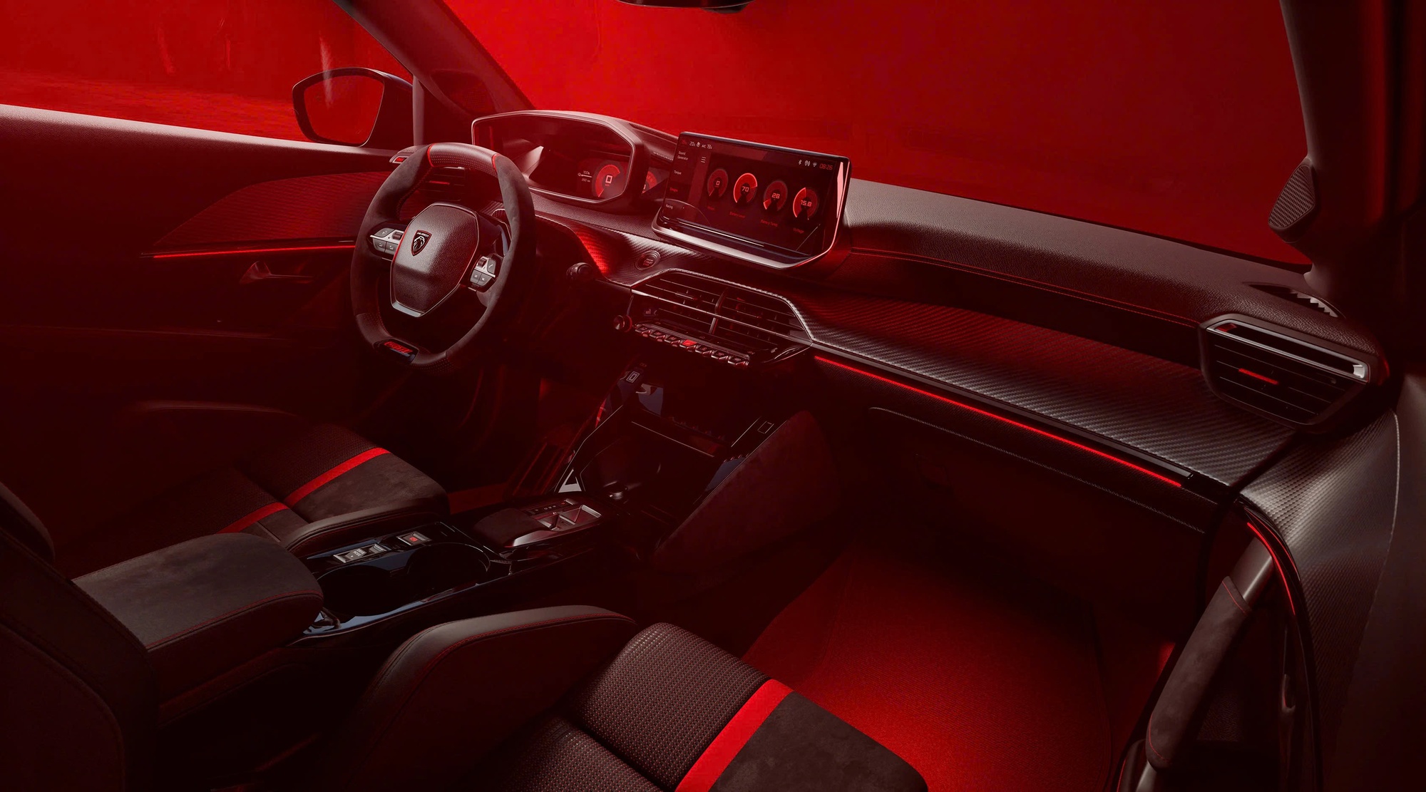 Peugeot 208 bản thể thao ra mắt: Động cơ điện 280 mã lực, chạy Hà Nội - Sa Pa không cần sạc- Ảnh 4. Peugeot 208 bản thể thao ra mắt: Động cơ điện 280 mã lực, chạy Hà Nội - Sa Pa không cần sạc- Ảnh 4.