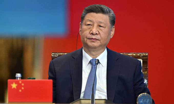 Chủ tịch Trung Quốc Tập Cận Bình tại Astana, Kazakhstan ngày 17/6. Ảnh: AFP