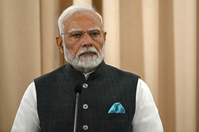 Thủ tướng Ấn Độ Narendra Modi trong chuyến thăm Thái Lan vào tháng 4. Ảnh: AFP