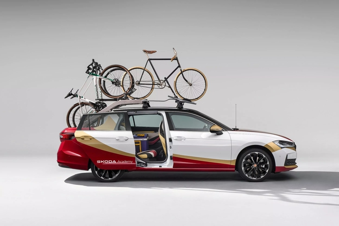 Chiếc Skoda này trông rất sedan nhưng thực chất là bán tải: Mạnh hơn 200hp, thùng kéo dài ra được, chở vài chiếc xe đạp cùng lúc- Ảnh 5.
