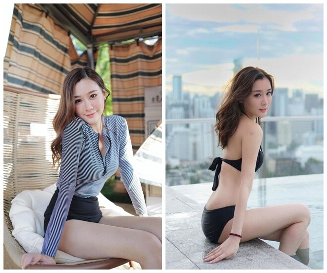 Trần Thi Hân sở hữu vẻ đẹp gợi cảm.